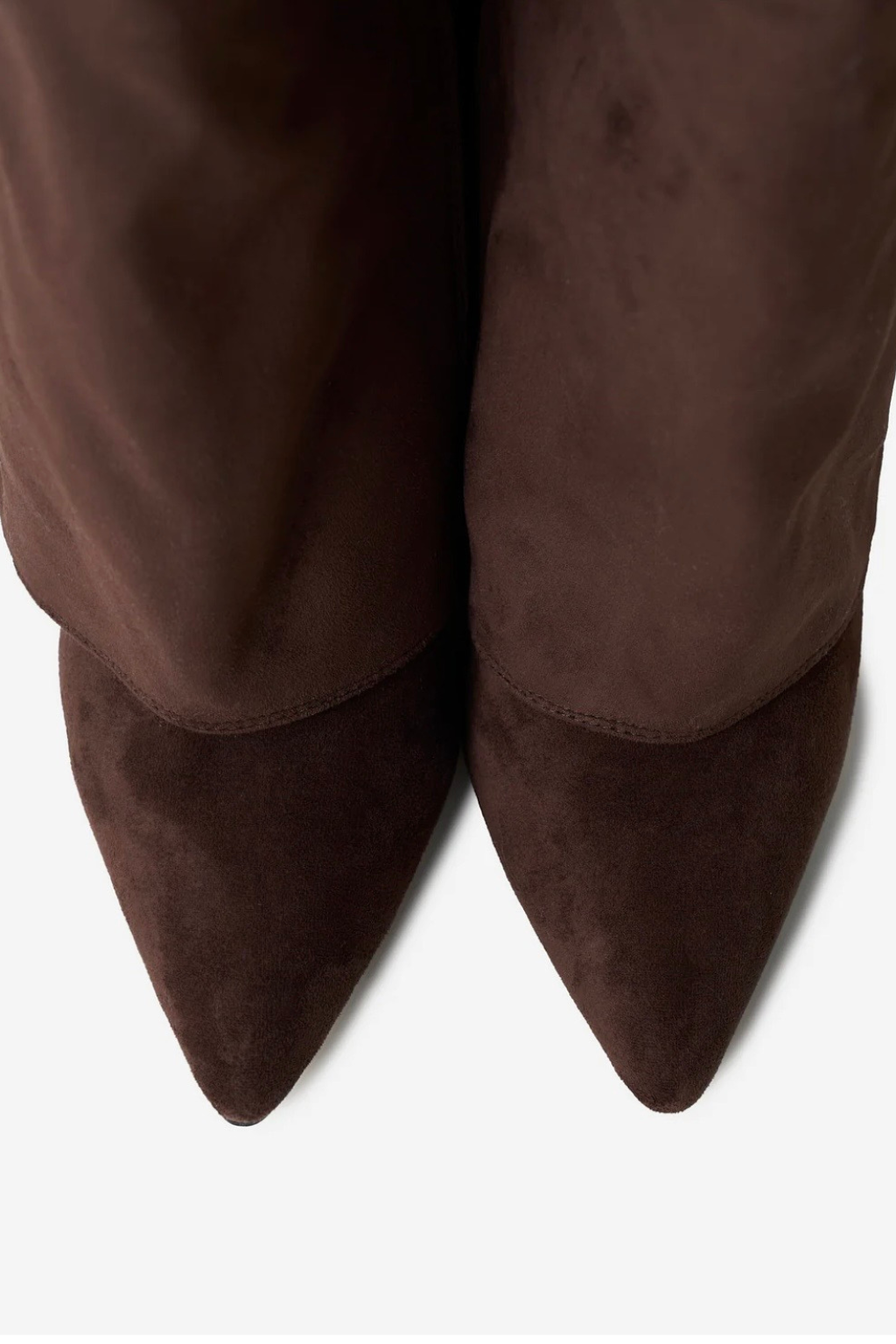 Lmouré Brown Suede Knee High Boots
