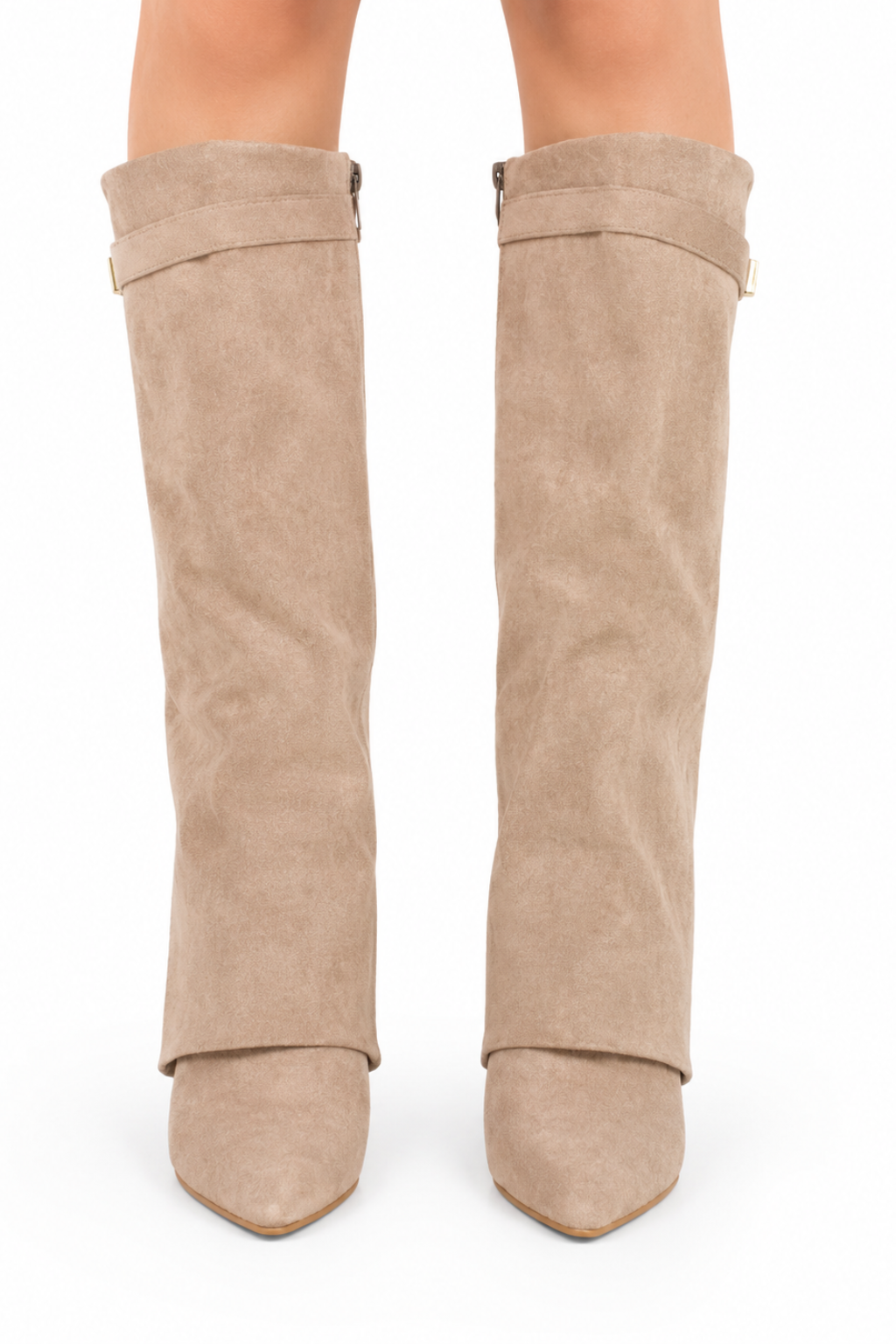 Lmouré Beige Suede Boots