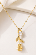 Everlasting Rose Crystal Necklace