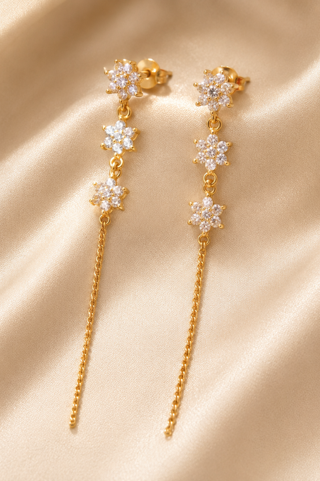 Aurora Floral Drop Earrings