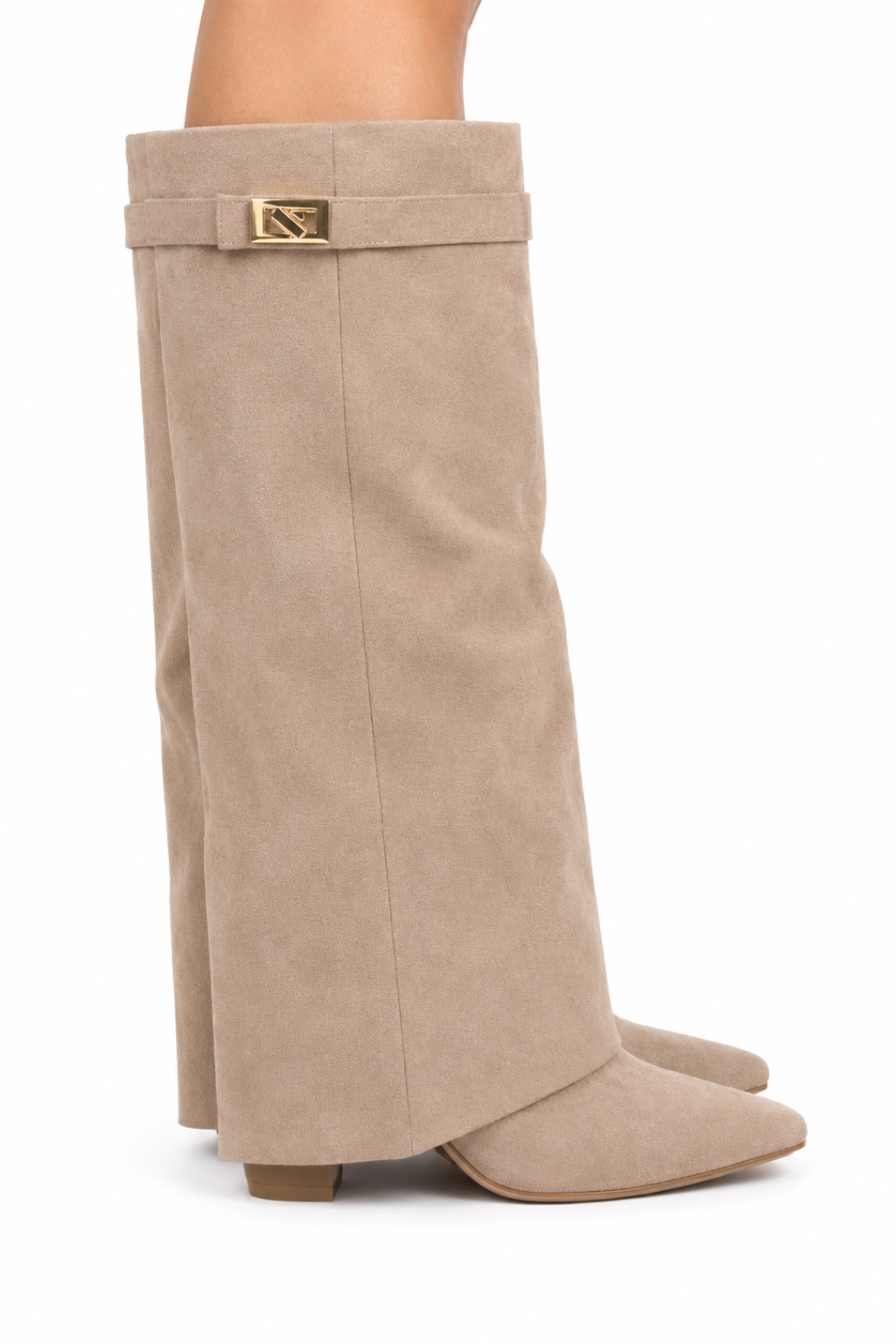Lmouré Beige Suede Boots