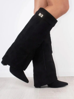 Lmouré Black Suede Boots