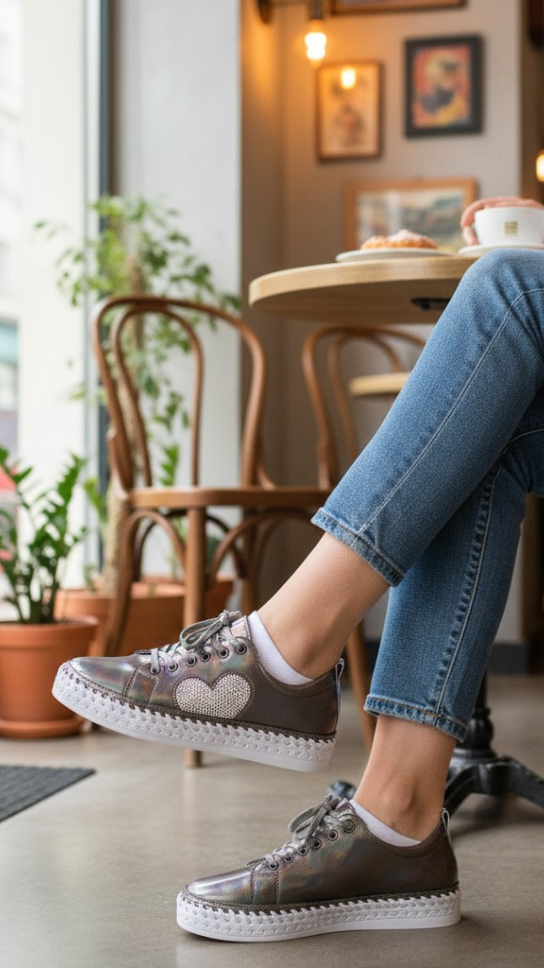Lmouré Nova Pewter Sneaker