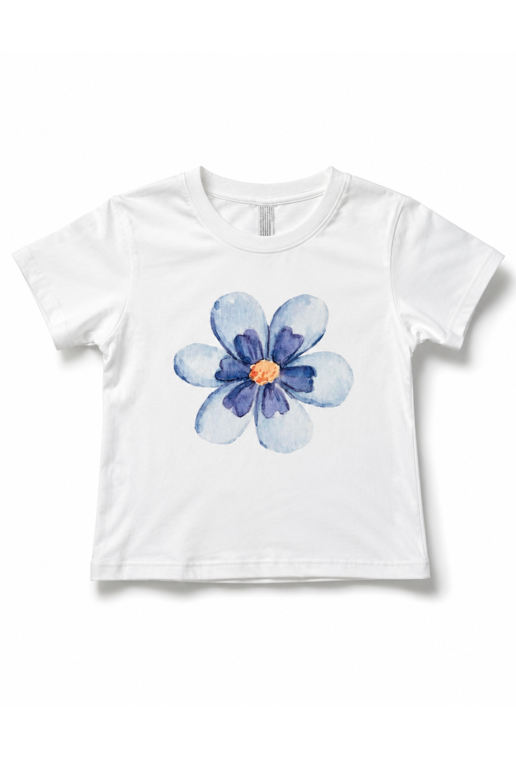 Blue Blossom Baby Tee