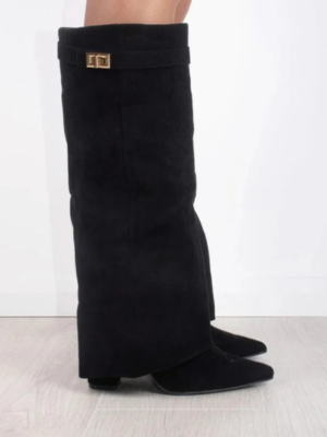 Lmouré Black Suede Boots