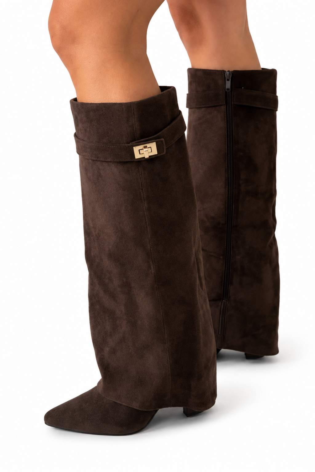 Lmouré Brown Suede Boots