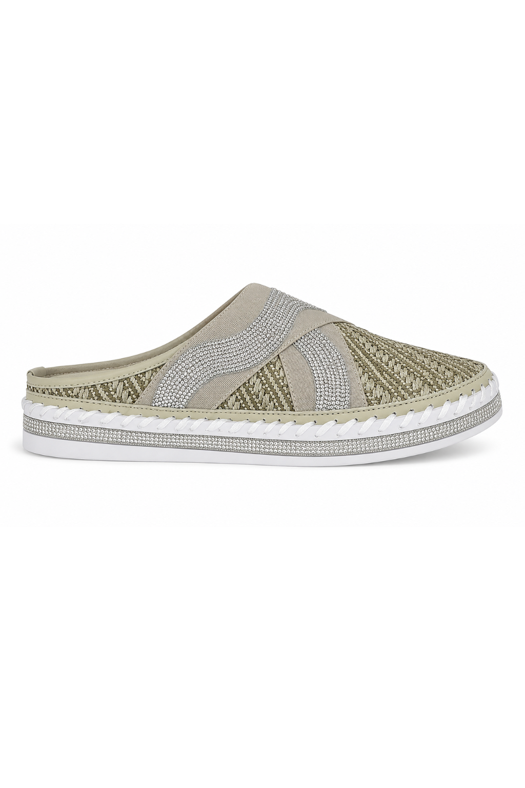 Lmouré Riviera Sage Crystal Slides