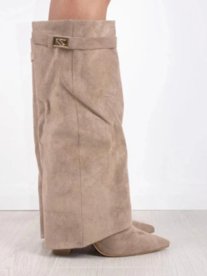 Lmouré Beige Suede Boots