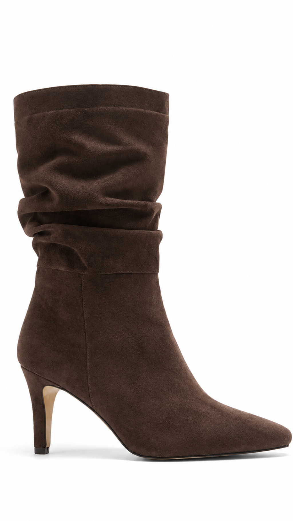 Lmouré Suede Brown Slouch Boots