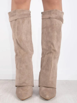 Lmouré Beige Suede Boots