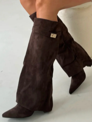 Lmouré Brown Suede Boots