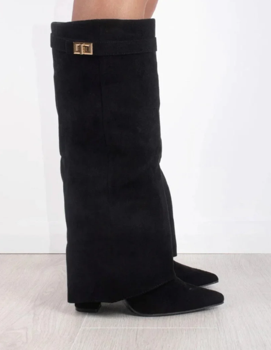 Lmouré Black Suede Boots