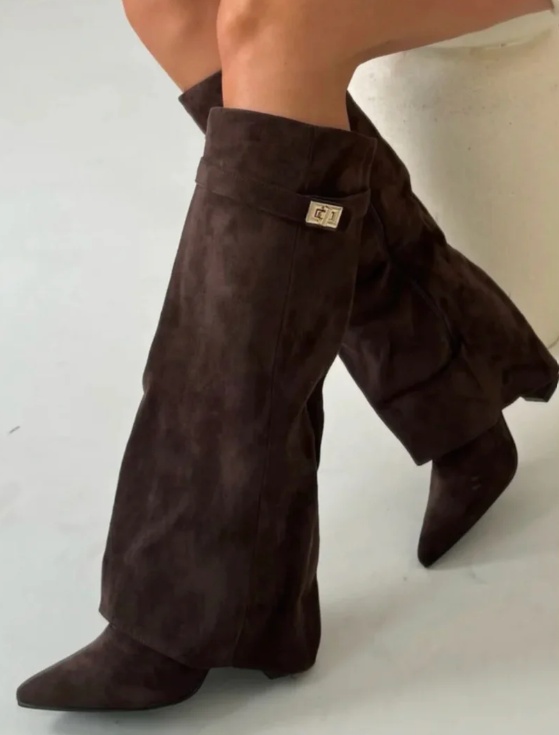 Lmouré Brown Suede Boots